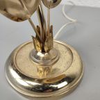Vintage Bloemlamp Met Glaspasta Kelk thumbnail 9