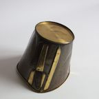 Vintage Modernist Embossed Copper Cachepot, 1950S. thumbnail 12