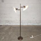 Brocante Vloerlamp Met Opaalglas thumbnail 4