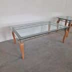 Pierre Vandel Postmoderne Salon Tafel En Bijzettafel thumbnail 6