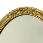 Hollywood Regency Gouden Spiegel Ovaal Deknudt Klassiek thumbnail 7