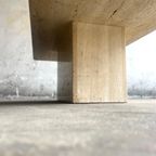 Vintage Italian Travertine Coffee Table, 1960S thumbnail 5