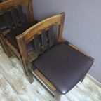 Vintage Brutalist Eetkamerstoelen thumbnail 3