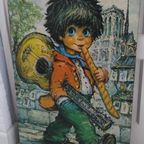 Vintage Prent Michael Thomas Big Eyed Kids 1978 thumbnail 5