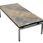 Vintage Brutalist Coffee Table With Chrome Frame, 1970 thumbnail 21