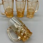 Set Vintage Shotglaasjes Ombre Oranje 5 Stuks thumbnail 7
