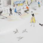 Gebak Set Hutschenreuther Italië Decor, 1950S thumbnail 5