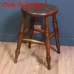 Mahoniehouten Bureaustoel Met Draaifunctie thumbnail 16