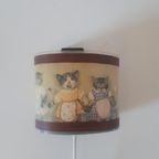 Vintage Wandlampje Fifties Wandlampje Poezen thumbnail 2