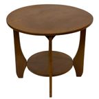 Art Deco Plantentafeltje Bijzettafeltje Eikenhouten Jaren 50 thumbnail 20