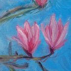 Origineel Schilderij Olie Op Canvas 50x40cm thumbnail 5
