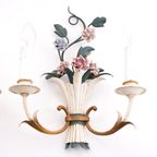 Brocante – Bloemetjes Lamp -(th46) thumbnail 3