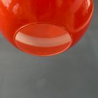 Oranje Peill & Putzler Space Age Glazen Hanglamp thumbnail 11
