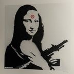 Banksy (1974) - Mona Lisa With Gun thumbnail 2