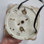 Vintage Plafondlamp Plafonnière Wandlamp Jaren '60 Sixties Glas Amber thumbnail 5