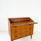 Scandinavische Teak Secretaire thumbnail 3