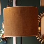 Zeer Grote Brutalistische Smeedijzeren Vloerlamp, Circa 1950 thumbnail 9