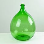 Vintage Italiaanse Groene Dame Jeanne Gistfles Xl 30 Liter Viresa 52Cm thumbnail 2