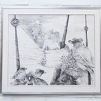 Vintage Gesigneerde Litho Door Hanneke Vermeulen Met Vogels / Vogelnest thumbnail 10