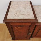 Vintage Tv Meubel, Dressoir Sideboard Met Marmer Blad 712 thumbnail 11