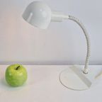 Vintage Hala Bureaulamp Flex Neck Wit Dutch Design 1970 thumbnail 3