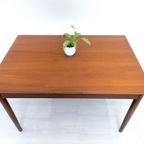 Xl Vintage Eettafel Tafel Jaren 60 Hout Uitschuiftafel thumbnail 7