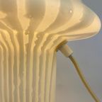 Witglazen Peill En Putzler Paddenstoel Tafellamp Met Zebraprint 1970 thumbnail 7