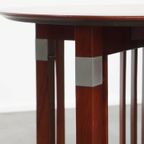 Mooie Ronde Schuitema Bijzet/salontafel Uit De Decoforma Serie In Art Deco Stijl thumbnail 4