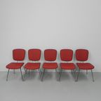 Set Van 5 Vintage Eettafel Stoelen, Diner Style thumbnail 5