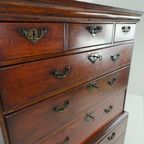 George Iii Country Tallboy / Chest On Chest thumbnail 7