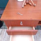 Vintage Bureau Jr 60 70 Retro Desk Mid Century Modern Design thumbnail 12