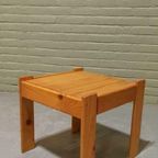 Vintage Mid Century Grenen Side Table Bijzettafel thumbnail 5