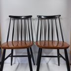 Vintage Spijlstoelen Keukenstoelen Bijzetstoelen Jaren 60 thumbnail 2