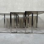 Hollywood Regency ‘nesting Tables’ – Zilver/goud thumbnail 7