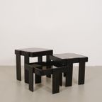 Gianfranco Frattini Voor Cassina Nesting Tables thumbnail 7