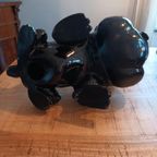 Zwarte Engelse Buldog Polystoon thumbnail 4