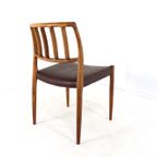 Set 6 Niels O Møller Stoelen Vintage Palissander Model 83 thumbnail 9