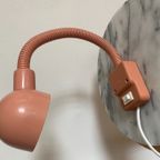 Roze Metalen Wandlamp / Nachtlampje / Bureaulamp / Nacht Wand Lamp thumbnail 7