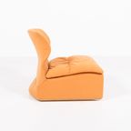 Saporiti Velvet Lounge Chair / Fauteuil ‘Vela Bassa’ By Giovanni Offredi, 1970’S Italy thumbnail 3