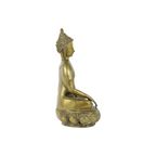 Grote Shakyamuni Boeddha Mudra Tibet Koper Messing Beeld Sculptuur 37Cm thumbnail 5
