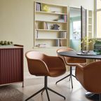 Muuto / Fiber Armchair / Swivel Base / Cognac thumbnail 7