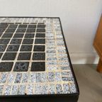 Mid-century Plantentafeltje Met Mozaïek Blad thumbnail 5