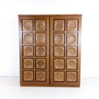 Vintage Gerhard Bartels Brutalist Highboard thumbnail 3