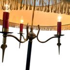 Vintage 'Gouden' Staanlamp Met Franjes thumbnail 5