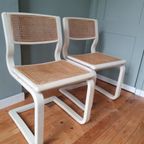 Set Van 2 Lübke Sledestoelen – Cane / Webbing thumbnail 9