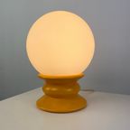 Temde Leuchten Yellow And White Glass Table Lamp Type 1 / 1970 thumbnail 6