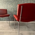 2X Vintage Conseil Chairs By Pierre Gauriche For Meurop,Ca60 thumbnail 4