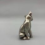 Zilveren Miniatuur Kat thumbnail 9