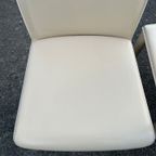 Set Van 4 Italiaanse Stoelen Arper Leder thumbnail 12