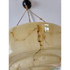 Art Deco Marbled Hanging Lamp thumbnail 4